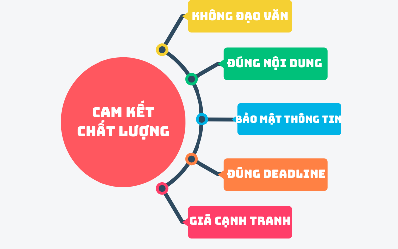 Cam kết của dịch vụ làm thuê luận văn